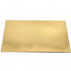 Подложка для торта 3,2 мм 400*300 золото/белое  (прямоугольная)